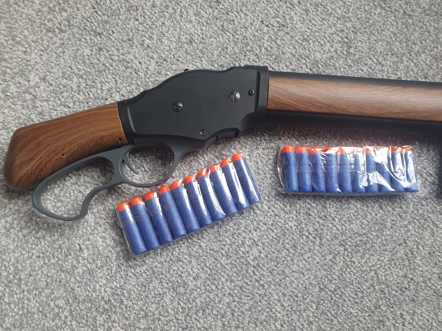 UDL Toy M1887 Lever Action Shotgun Foam Dart Nerf Blaster. None Training/Drill Gun 