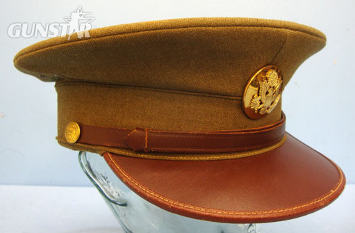 USAAF Other Ranks Peaked Cap Size 7 5/8".  Original WW2 1930 Dated USAAF Other Ranks Peaked Cap Size 7 5/8".  Clothing in 