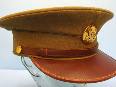 USAAF Other Ranks Peaked Cap Size 7 5/8".  Original WW2 1930 Dated USAAF Other Ranks Peaked Cap Size 7 5/8".  Clothing