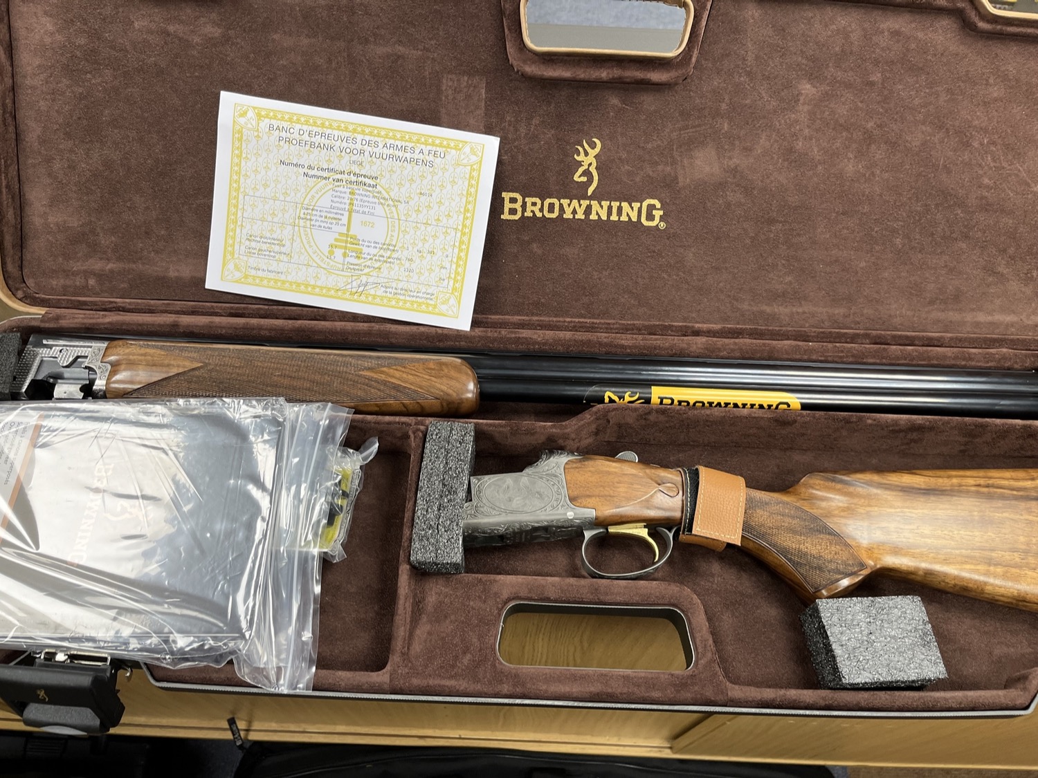 Browning B525 Grade 5 Game Over and Under 20 Bore/gauge 