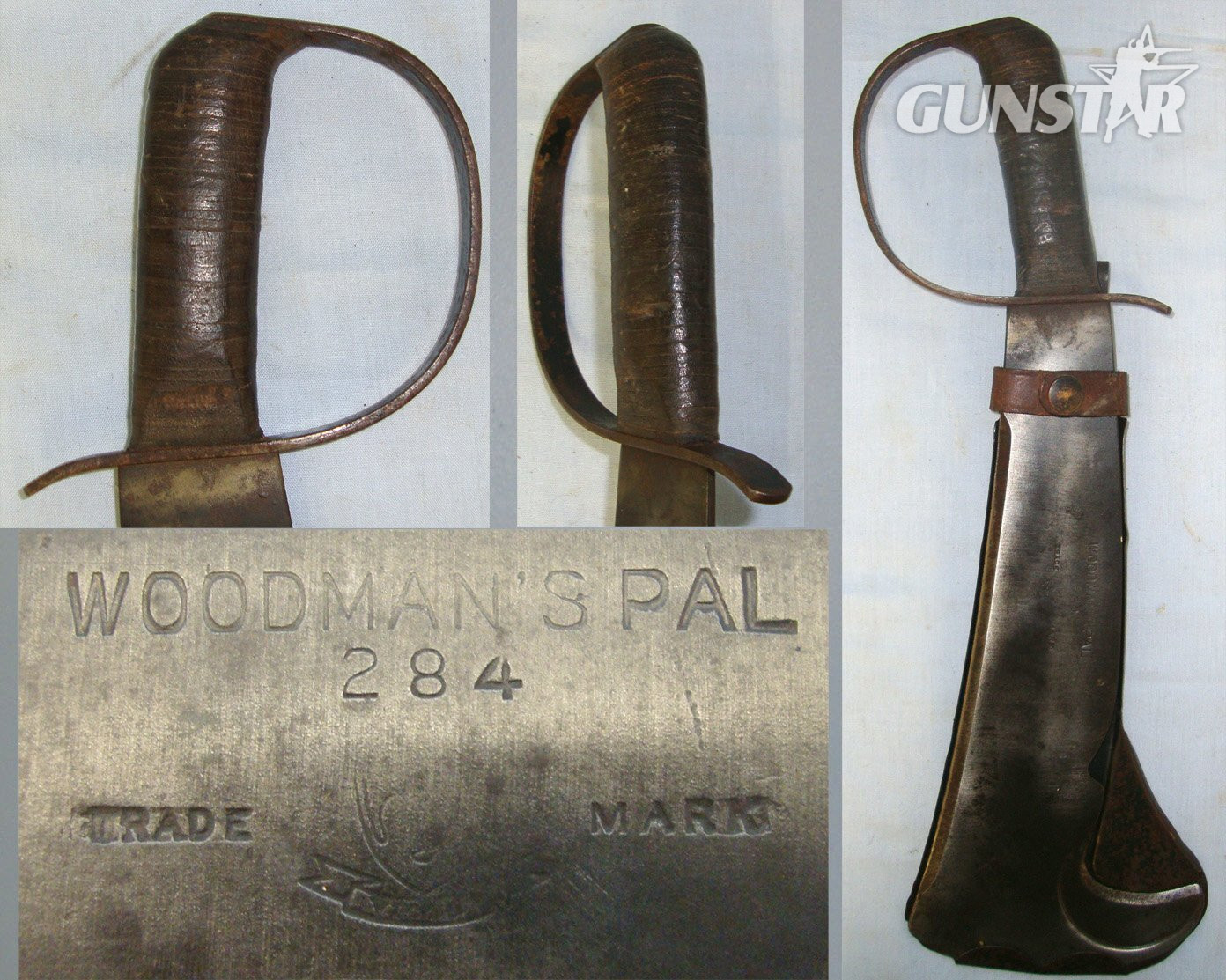 RARE**WW2 C1941 Pacific Theatre U.S. Marines & Signal Corps ‘Woodman’s Pal’ ( Aka LC-14-B) Fighting Machete With Scabbard. Sn 22164 Other Blade