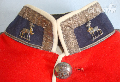  Royal Warwickshire Regiment Volunteer Battalion 2nd Lieutenant’s Red Dress Tunic Pre WW1 1902-1910 Royal Warwickshire Regiment Volunteer Battalion 2nd Lieutenant Clothing
