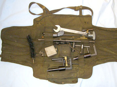 British Military Armourer’s General Purpose Machine Gun (GPMG) Tool Kit With Ori GPMG Tool Kit With Original Waxed Webbing Haversack Care & Storage