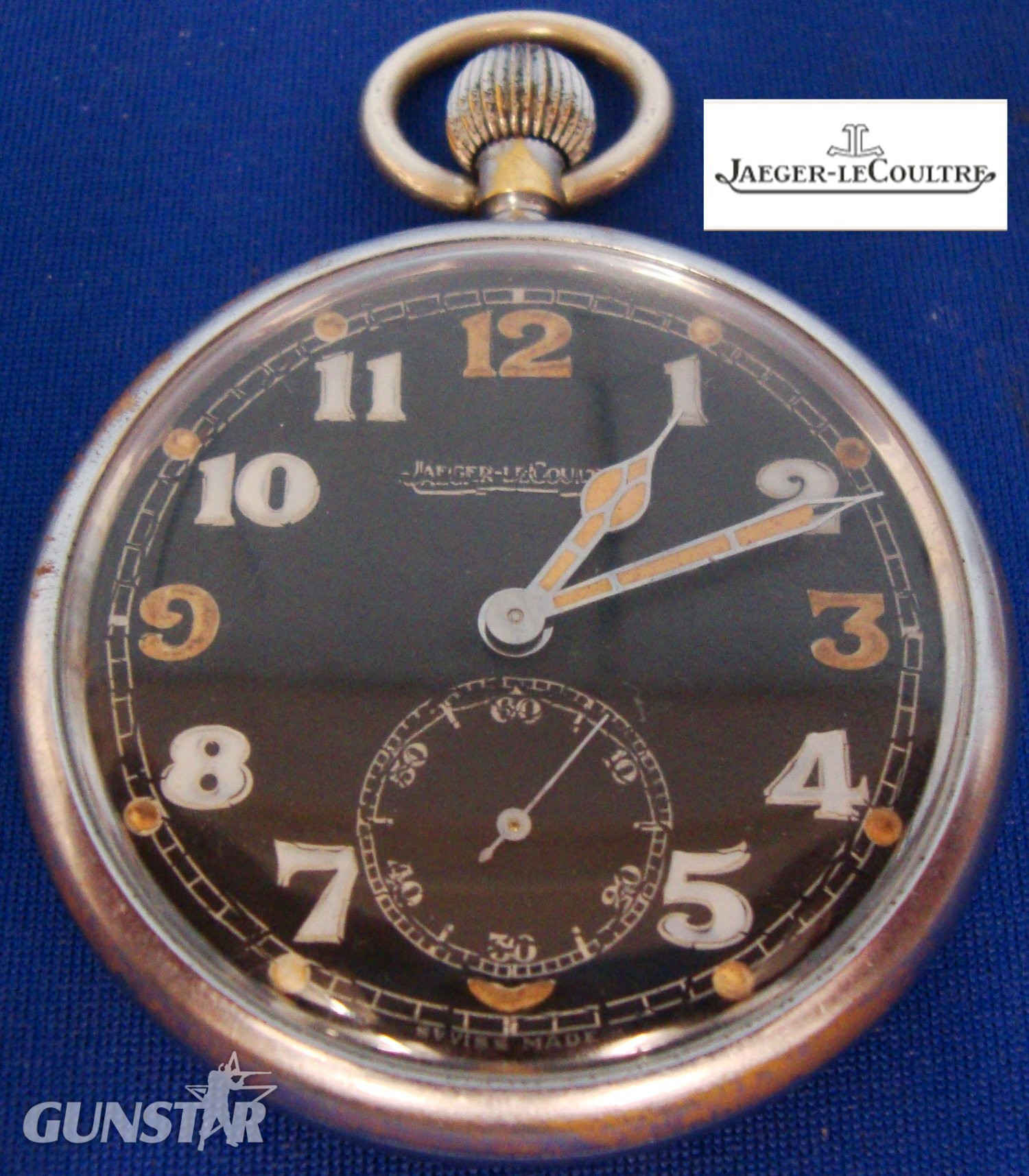 Swiss Made ‘Jaeger Lecoultre’ Cal 467 Army Issue 1939-1945 General Service Trade Pattern –Timepiece. 16297. Swiss Made ‘Jaeger Lecoultre’ Cal 467 Army Issue 1939-1945 General Service Trade Pattern –Timepiece. 16297.  Antique & Militaria in 