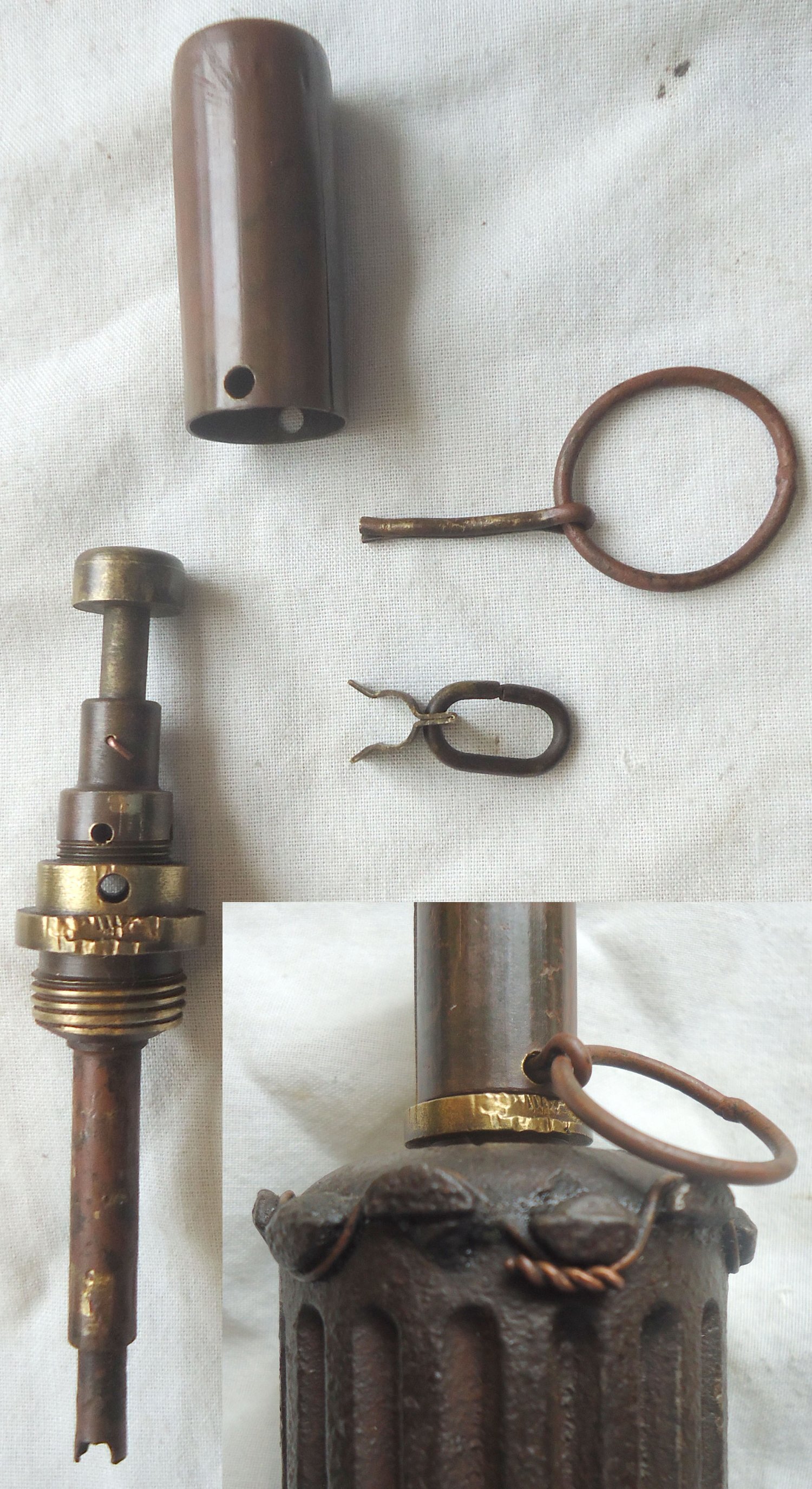  INERT DEACTIVATED. Rare Finnish Sirpalekranaatti M 41 WW2 (Russian Offensive) Defensive Hand Grenade. - O 1491 INERT DEACTIVATED. Rare Finnish Sirpalekranaatti M 41 WW2 (Russian Offensive) Defensive Hand Grenade. - O 1491  Other Ammunition
