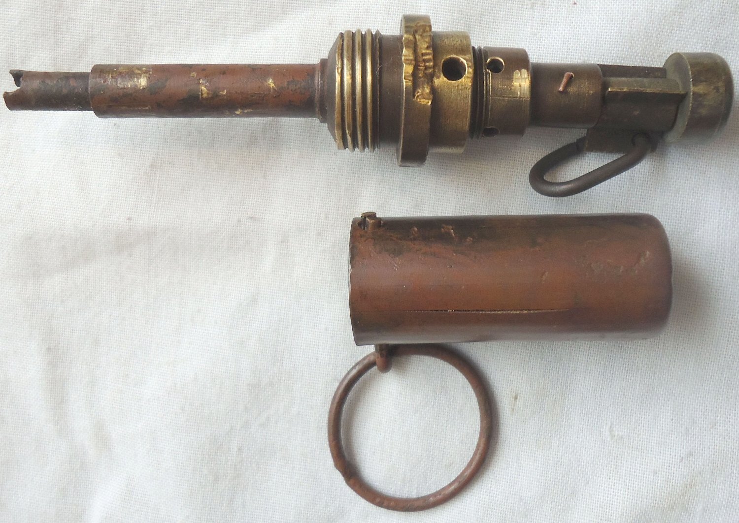 INERT DEACTIVATED. Rare Finnish Sirpalekranaatti M 41 WW2 (Russian Offensive) Defensive Hand Grenade. - O 1491 INERT DEACTIVATED. Rare Finnish Sirpalekranaatti M 41 WW2 (Russian Offensive) Defensive Hand Grenade. - O 1491  Other Ammunition - {CATEGORY}