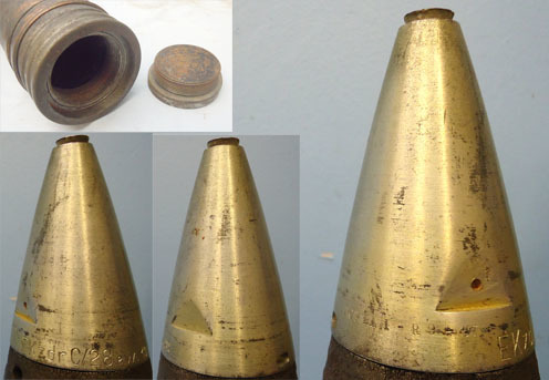  DEACTIVATED INERT. WW2 Rare German Kriegsmarine 88mm (88 x 571R) High Explosive  DEACTIVATED INERT. WW2 Rare German Kriegsmarine 88mm (88 x 571R) High Explosive  Antique & Militaria