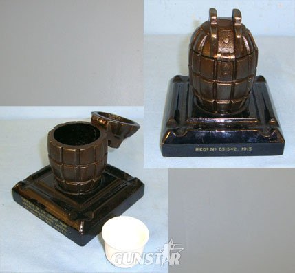  MEMENTO OF THE GREAT WAR’ Original WW1 British No.5 Mills Hand Grenade Hollow Ca MEMENTO OF THE GREAT WAR’ Original WW1 British No.5 Mills Hand Grenade Hollow Ca Antique & Militaria