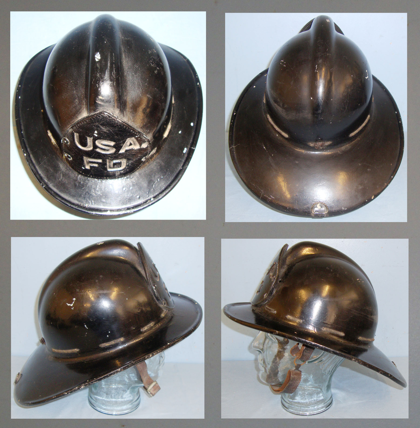 U.S. ‘Skullguard’ Fire Department firemans helmet. Sn 4974 U.S. ‘Skullguard’ Fire Department firemans helmet. Sn 4974 Clothing