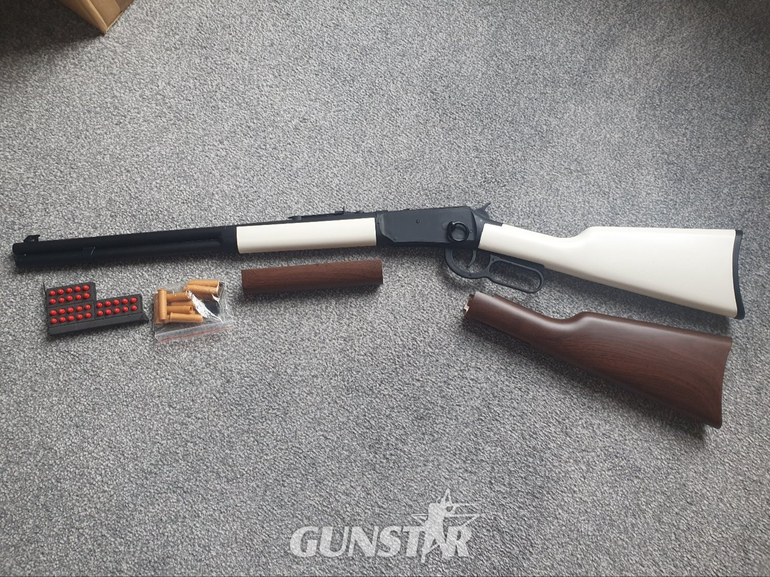 UDL Toy M1894 Lever Action Rifle Foam Dart Nerf Blaster. None Training/Drill Gun in 