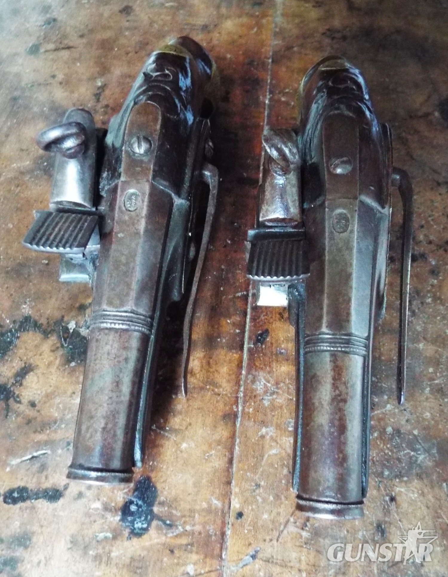 {CATEGORY} - SPANISH Miquelet Belt Pistols .65 Cal Muzzleloader Muzzleloader in 