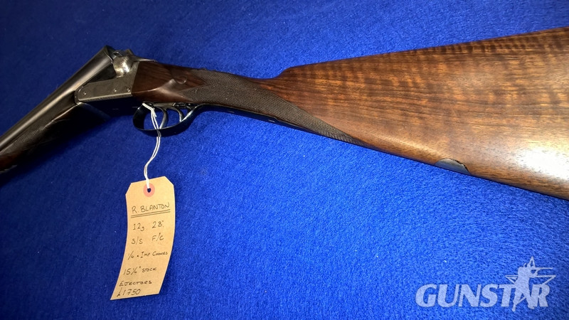 R. Blanton  Side By Side 12 Bore/gauge