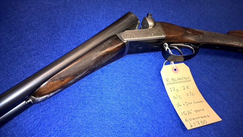  R. Blanton  Side By Side 12 Bore/gauge