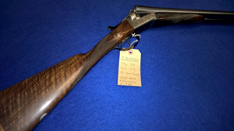 R. Blanton  Side By Side 12 Bore/gauge 