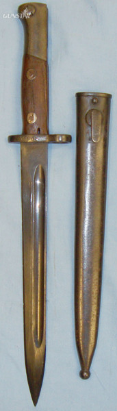 Scarce* Yugoslavian M1924 Bayonet and Matching Numbers Scabbard. BAYO 291. Bayonet in 