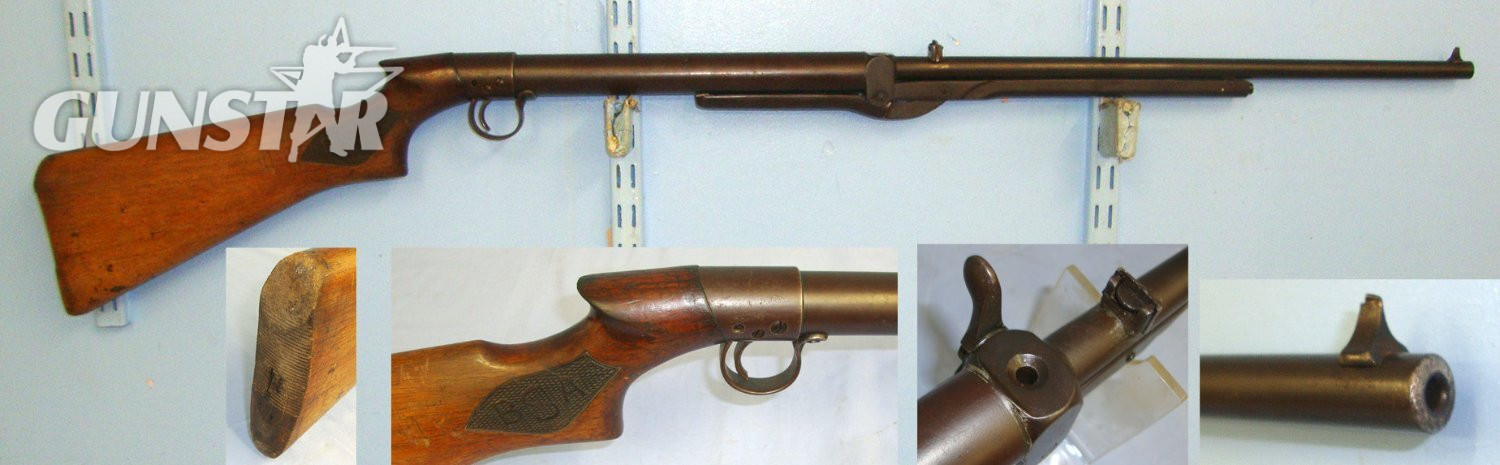 1930-1935 BSA Standard No.2 Pattern 4th Series ‘S’ Prefix Serial Number .22 Calibre Underlever Air Rifle With Pistol Grip Stock. Sn 23490 air rifle .22 in 