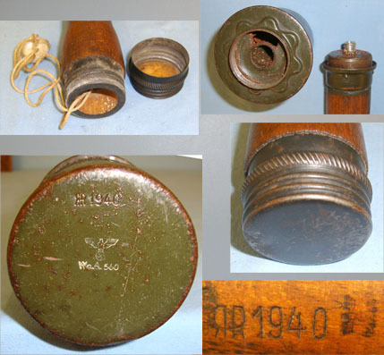  INERT DEACTIVATED. RARE & ORIGINAL MATCHING EARLY WW2 DATES & MANUFACTURER MARKS INERT DEACTIVATED. RARE & ORIGINAL MATCHING EARLY WW2 DATES & MANUFACTURER MARKS Antique & Militaria
