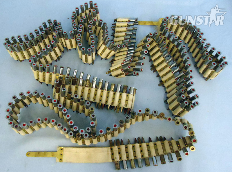 INERT DEACTIVATED. Vickers 250 Round, 1942 Dated Dunlop Made at EYELEYS, Melbourne Cartridge Belt With 250 Drill Rounds. INERT DEACTIVATED. Vickers 250 Round, 1942 Dated Dunlop Made at EYELEYS, Melbourne Cartridge Belt With 250 Drill Rounds.  Other Ammunition in 