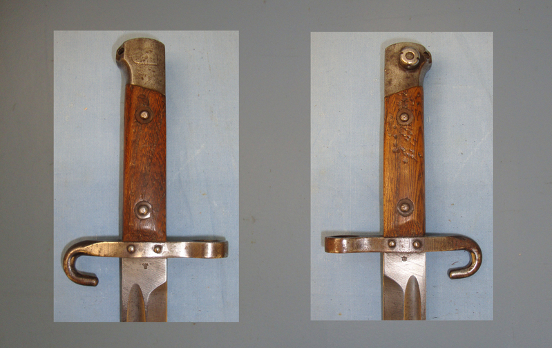 Austrian M1895 Mannlicher Bayonet & Scabbard. Bayonet