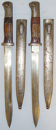 As Found* German ‘S84/98’ Bayonet (Sawback Removed) and Scabbard with Commemorative Inscription ‘Boche Moorseele Oct 1918’ (ONE NOW Available). BAYO 563. Bayonet