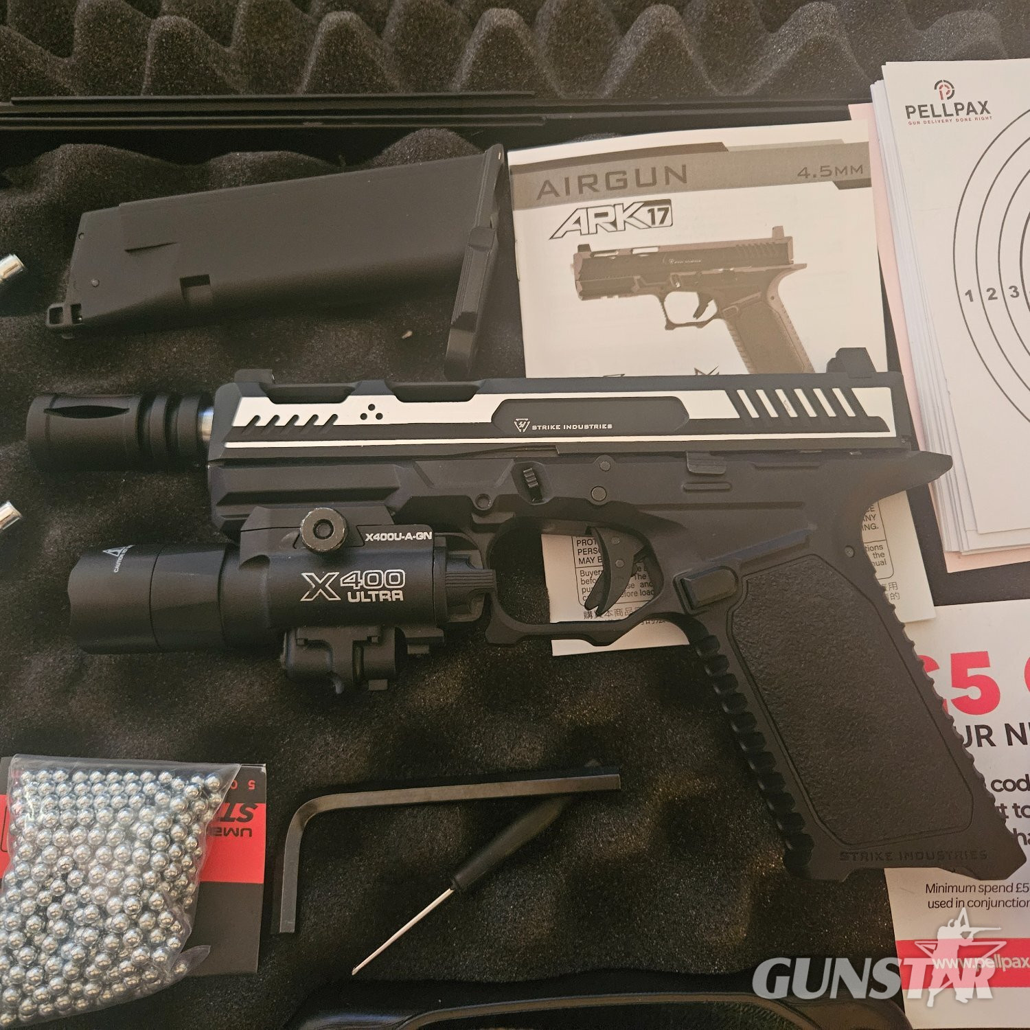 Strike Industries 2026 co2 blowback Ark17 Ark17.blowback 4.5mm