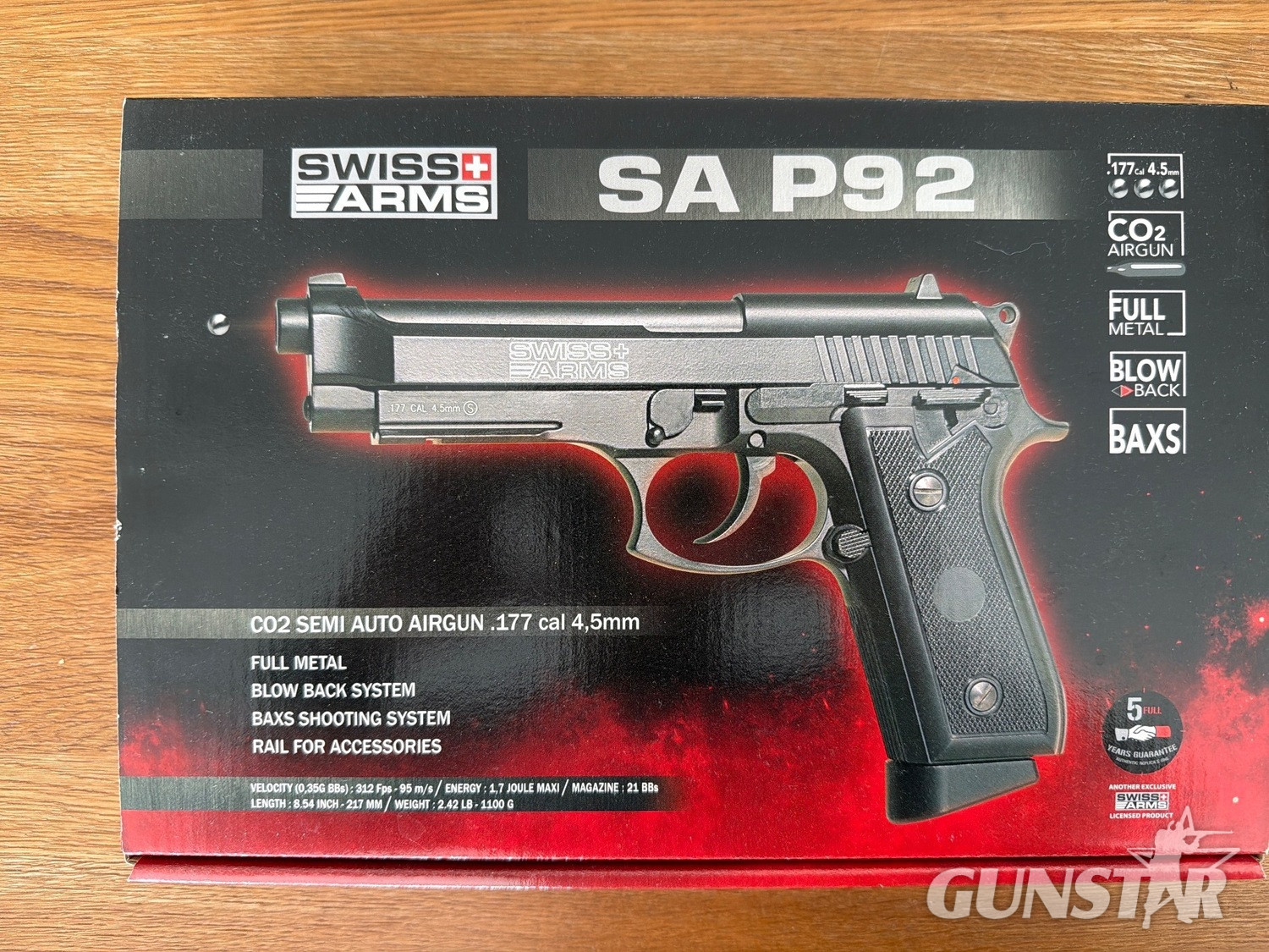 Swiss Arms SA P92 .177 in 