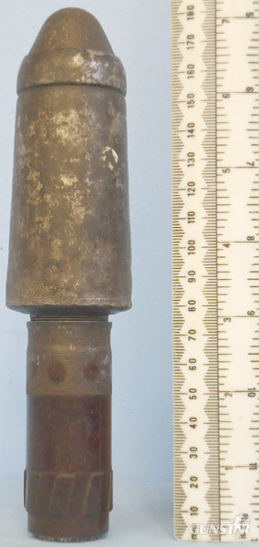 INERT DEACTIVATED. German WW2 Hollow Charged HEAT (High Explosive Anti Tank) Gro Grosse Gewehr Panzergranate (Large Anti-Tank Grenade). Antique & Militaria