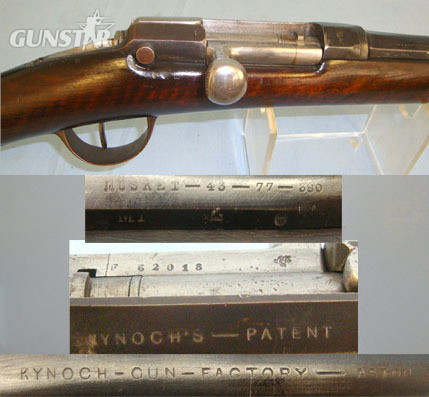 Kynoch Kynoch Gun Factory converted 11mm / .43 Mauser Centre Fire Obsolete Calibre Fren Bolt Action 11 mm Rifle
