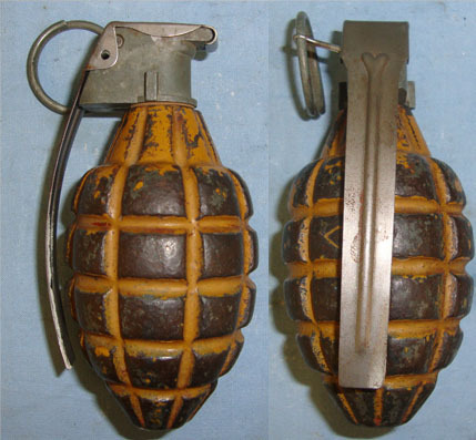 INERT**DEACTIVATED**Pre & Early WW2 American MK II / MK 2 U.S. Army High Explosi INERT**DEACTIVATED**Pre & Early WW2 American MK II / MK 2 U.S. Army High Explosi Antique & Militaria