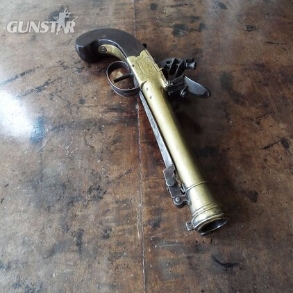 Richardson & Sons Blunderbuss bayonet pistol 1 Inch Muzzleloader in 