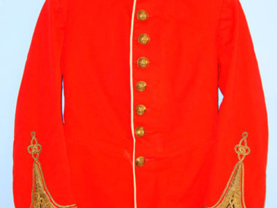 Samuel Gardner & Co, 1 Clifford Street, Saville Row W1 Royal Warwickshire Regiment 1st Lieutenant’s Red Dress Tunic . Clothing
