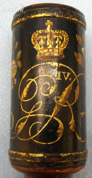  George IV Police/Constabulary Tipstaff With Hand Painted Decoration.  George IV Police/Constabulary Tipstaff With Hand Painted Decoration.  Other Accessory