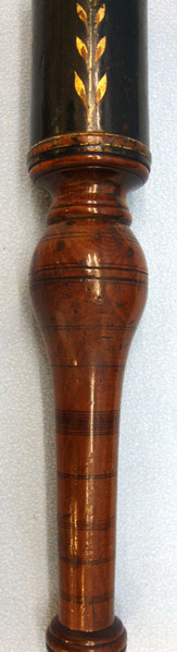 George IV Police/Constabulary Tipstaff With Hand Painted Decoration.  George IV Police/Constabulary Tipstaff With Hand Painted Decoration.  Other Accessory