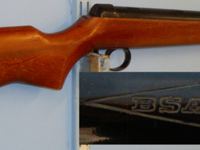 BSA 1962-1966 B.S.A Meteor MK II .22 Calibre Break Action Air Rifle \'TA\' Prefix Serial Number. AI 816. .22