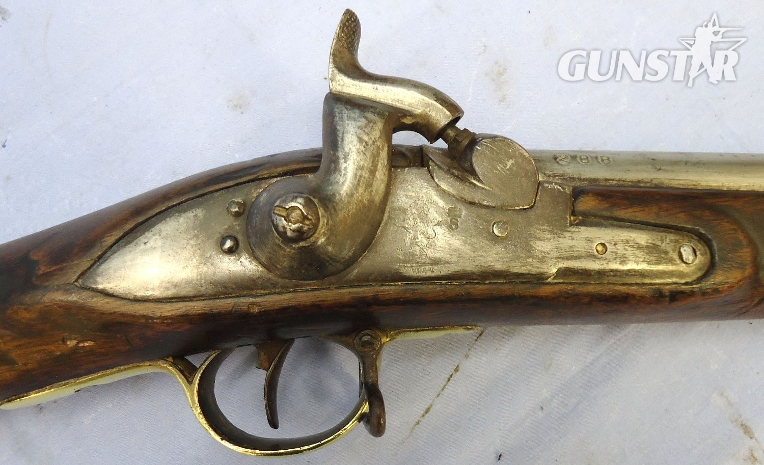 East India Company (EIC) British, East India Company, Pattern A, Percussion .750 Calibre Muzzle Loading Percussion Carbine. Sn - 21531 Single Shot .75 Cal Muzzleloader Rifle 