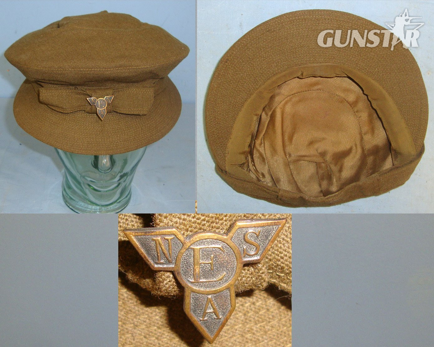 MINT**WW2 Era Original ENSA (Entertainments National Service Association) Woman’s Cap With Original Enamelled Brass ENSA Cap Badge As Worn By Vera Lynn Of ‘We’ll Meet Again’ Fame. Sn 22441:6  Clothing