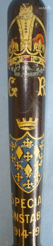 WW1 1914-1919 Dated, Special Constabulary Presentation Truncheon To John James R WW1 1914-1919 Dated, Special Constabulary Presentation Truncheon To John James R Clothing