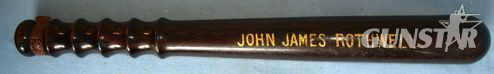  WW1 1914-1919 Dated, Special Constabulary Presentation Truncheon To John James R WW1 1914-1919 Dated, Special Constabulary Presentation Truncheon To John James R Clothing