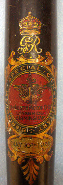 Austin Motor Company 10th May 1926 General Strike Special Constable's Lignum Vit Austin Motor Company 10th May 1926 General Strike Special Constable's Lignum Vit Other Accessory