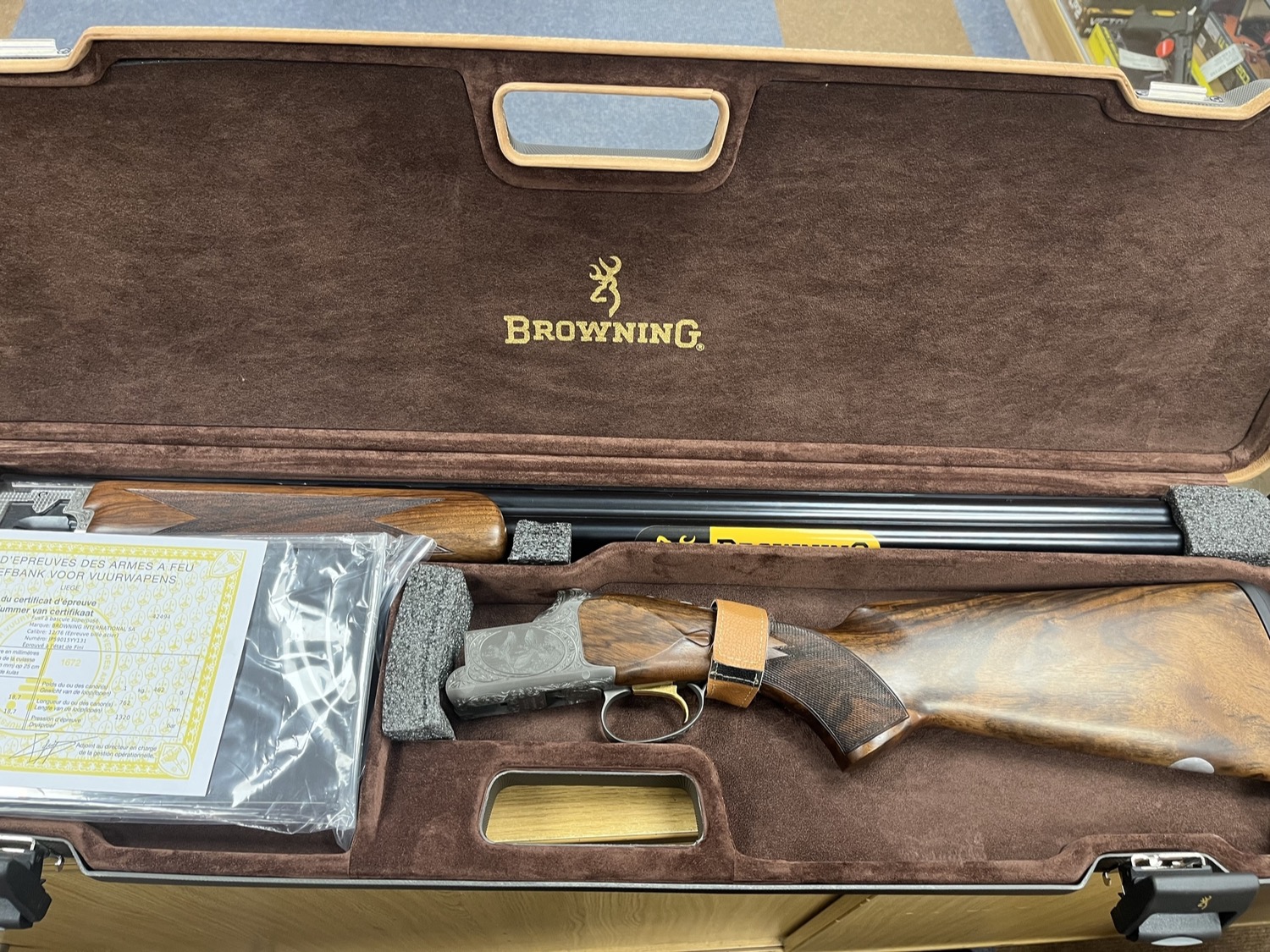 Browning B525 Grade 5 Game Over and Under 12 Bore/gauge 