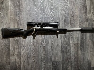 Browning X Bolt Stainless Synthetic Stalker Fluted Bolt Action .243 Rifle