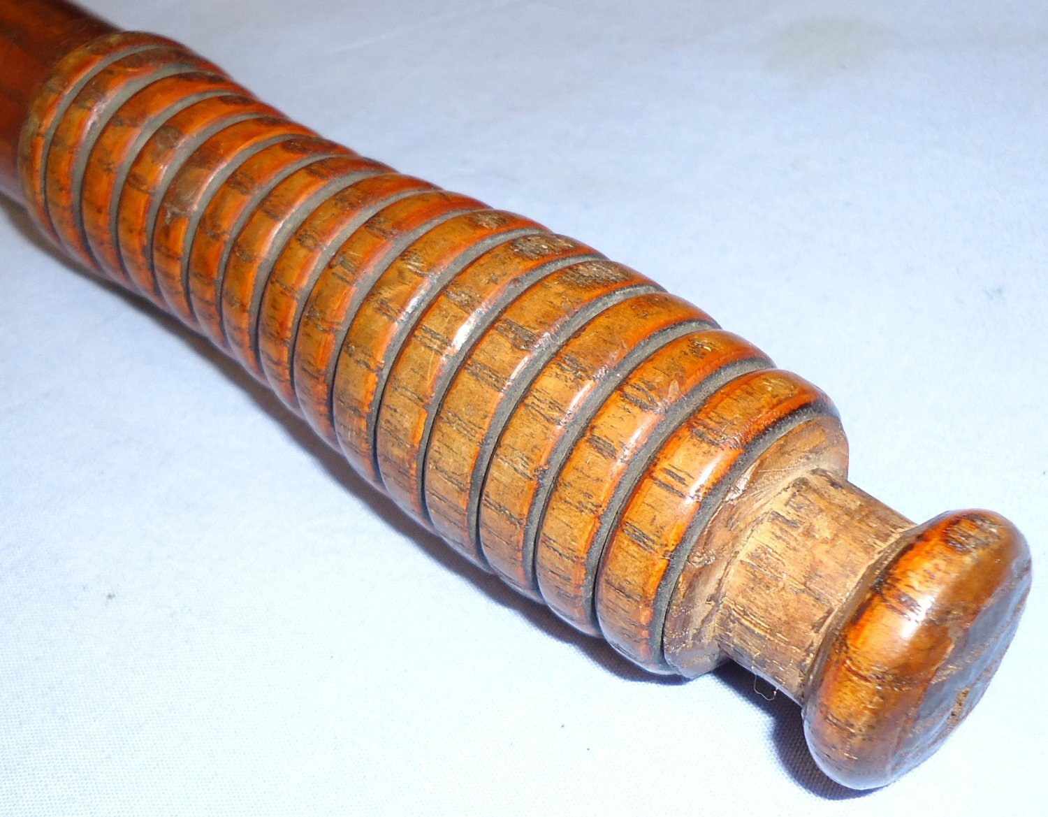 Victorian Police Truncheon, Hand Decorated to Forfar Burgh Police, Scotland impressed number ‘2’. Sn 11134 Victorian Police Truncheon, Hand Decorated to Forfar Burgh Police, Scotland impressed number ‘2’. Sn 11134  Antique & Militaria