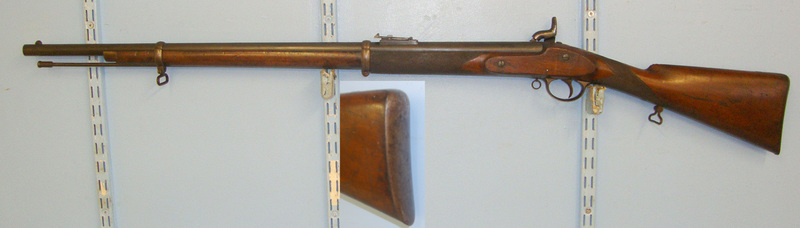  Royal Small Arms Factory (Enfield) Pattern 1856 .577 Calibre Muzzle Loading Line Regiment Sergeant’s & Rifle Brigade 2 Band Percussion Short Rifle. Muzzleloader .577 Rifle