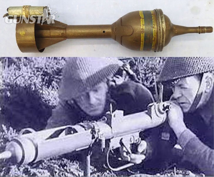 INERT DEACTIVATED. British WW2, PIAT (Projector Infantry Anti-tank) Mark III HEAT (High Explosive Anti Tank) Round With Fuze & Fuze Carrier with Securing Clip. Sn - 21833 INERT DEACTIVATED. British WW2, PIAT (Projector Infantry Anti-tank) Mark III HEAT (High Explosive Anti Tank) Round With Fuze & Fuze Carrier with Securing Clip. Sn - 21833  Other Ammunition in 