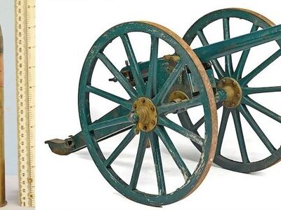 Winchester INERT DEACTIVATED. American, 1.65 Inch (42x151R) Mountain Gun High Explosive Round by Winchester Arma Company. Sn - 22676  Other Ammunition