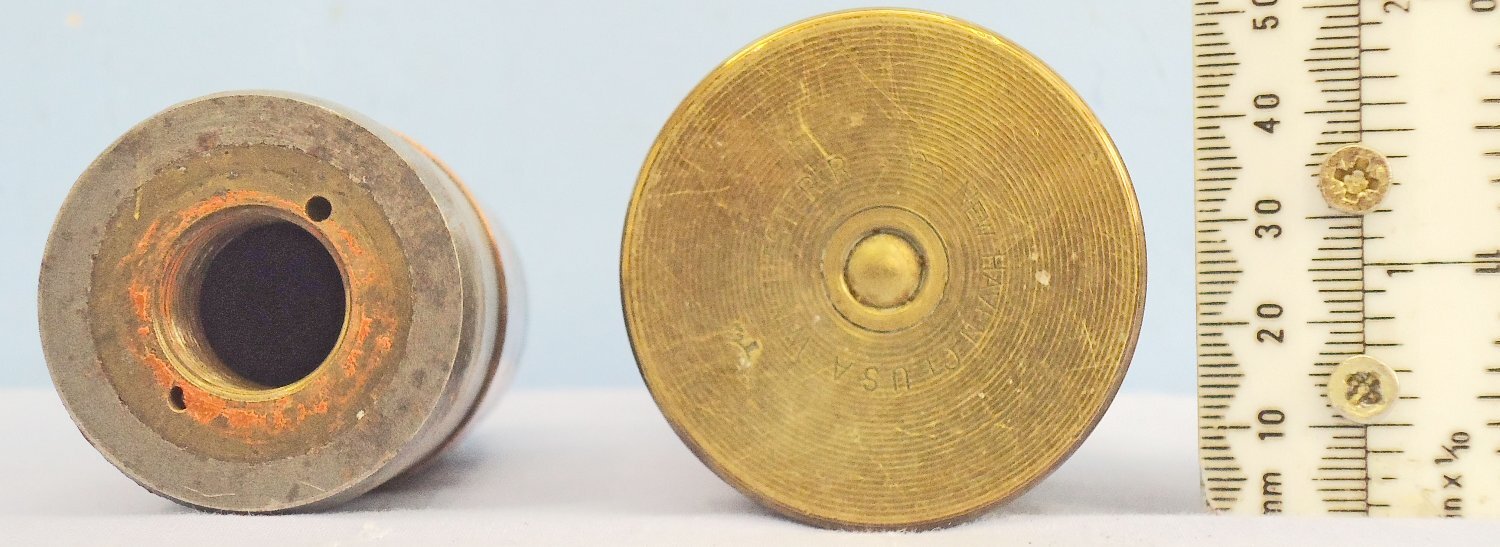 Winchester INERT DEACTIVATED. American, 1.65 Inch (42x151R) Mountain Gun High Explosive Round by Winchester Arma Company. Sn - 22676  Other Ammunition