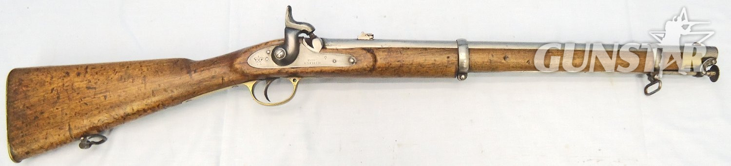 Enfield Enfield, 1858 Dated .62” bore Enfield Percussion Cavalry Carbine. Sn - 23234 Single Shot None Rifle - {CATEGORY} in 