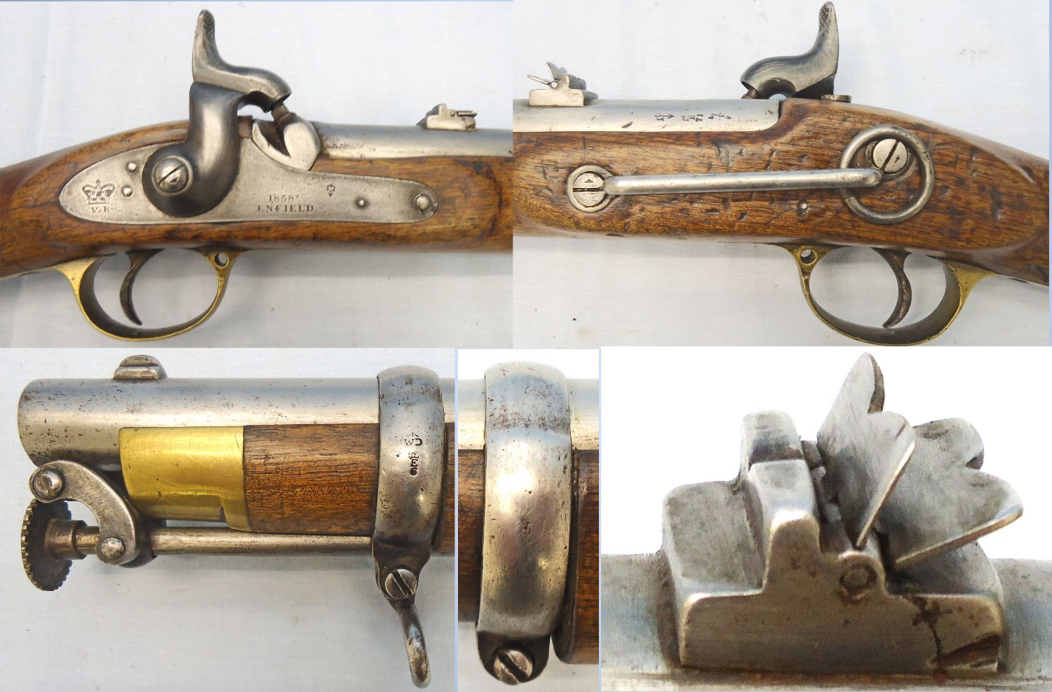  Enfield Enfield, 1858 Dated .62” bore Enfield Percussion Cavalry Carbine. Sn - 23234 Single Shot None Rifle