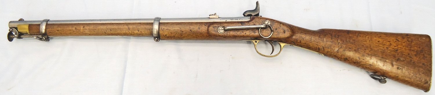 Enfield Enfield, 1858 Dated .62” bore Enfield Percussion Cavalry Carbine. Sn - 23234 Single Shot None Rifle - {CATEGORY}