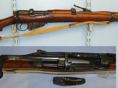 WW1 1918 British WD BSA Co MK III* SMLE .303 Calibre Rifle & Sling **COCKS & DRY FIRES UK 2013 DEACTIVATION**Sn 23723 deactivated rifle Bolt Action None Rifle